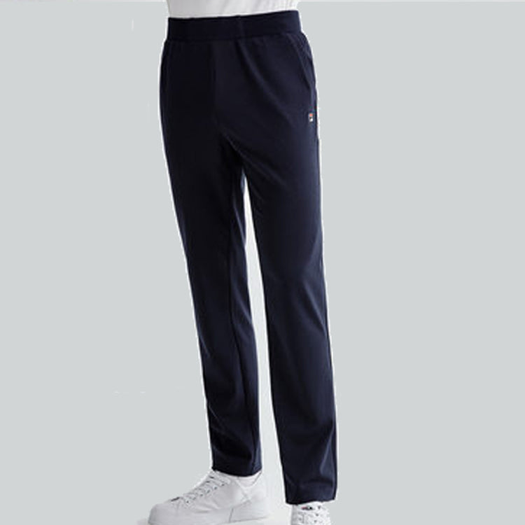 FILA Yellow Breathable Sports Pants Straight Casual Pants Blue F11M021603F