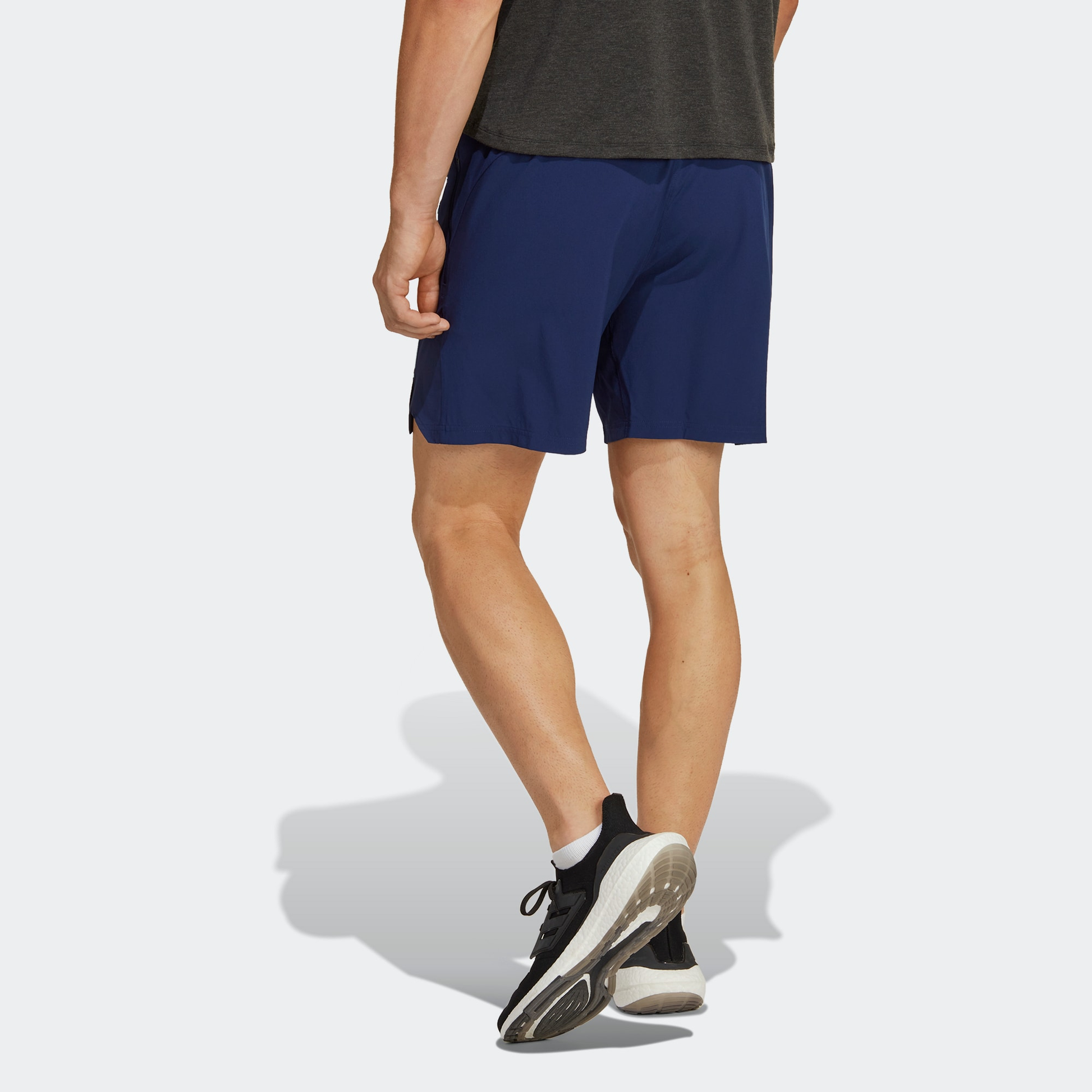 adidas Workout Teach Not Preach Shorts 'Dark Blue' HS7504