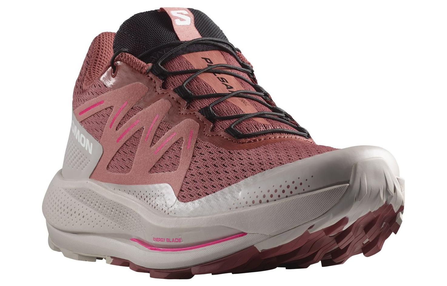 (WMNS) SALOMON Pulsar Trail 'White Red' 473855