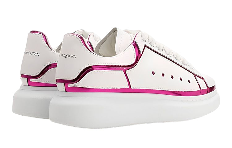 (WMNS) Alexander McQueen Trim Larry Oversized Trainers 'White Fuchsia' 708750WICGG9993