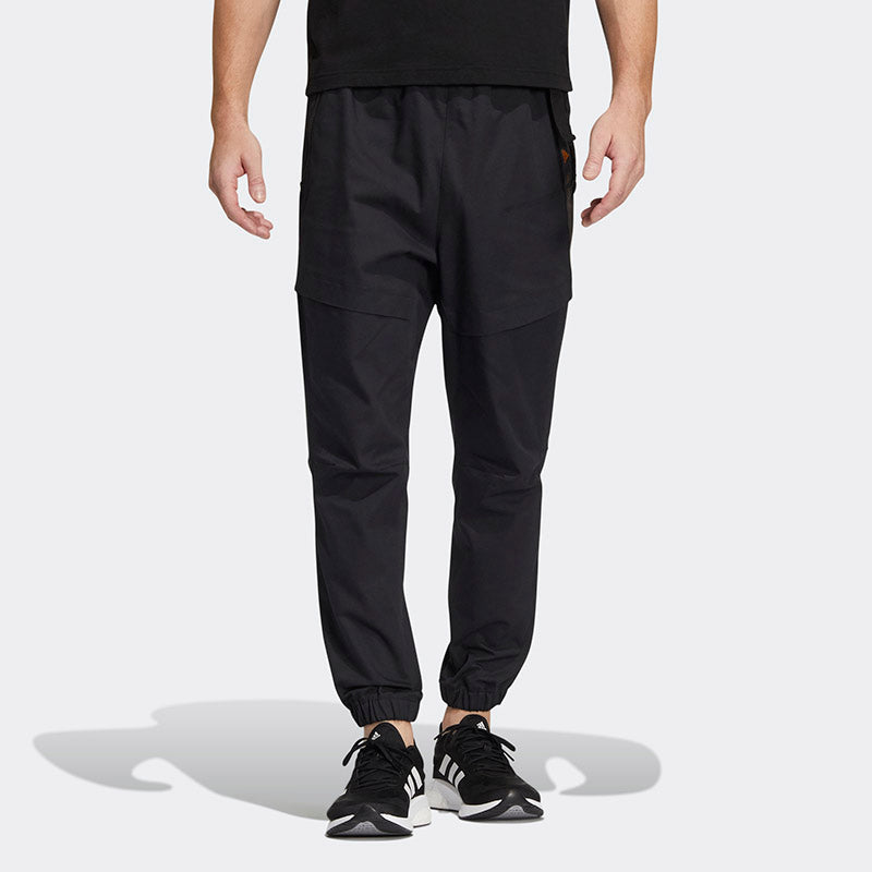 Men's adidas Breathable Running Sports Pants/Trousers/Joggers Black HE9895