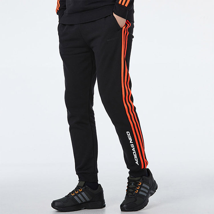 adidas Stay Warm Windproof Casual Knit Long Pants Black GM2348