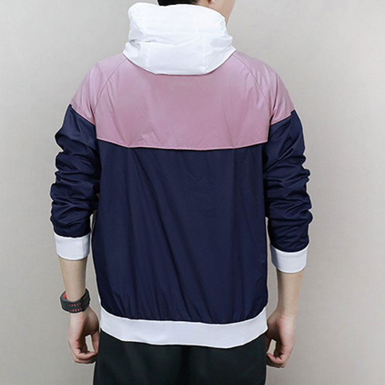 Nike Windrunner Mens Windbreaker Hoodie 'Pink White' 727325-103