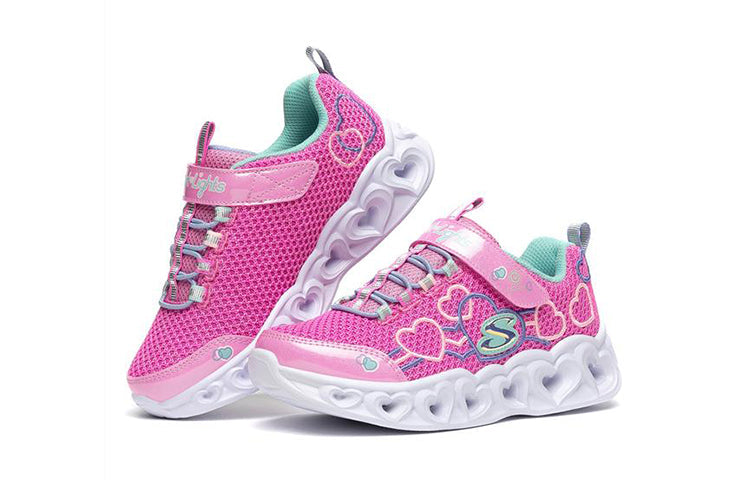(GS) Skechers Heart Lights 'Pink' 302080L-PKMT