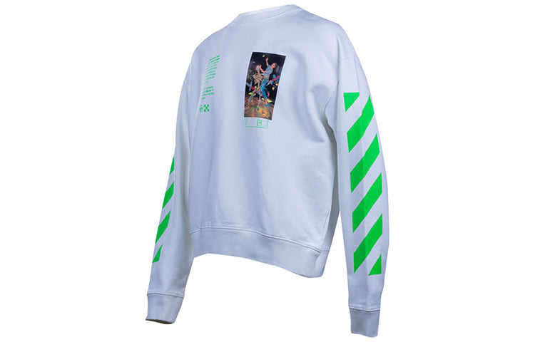 Off-White Men's Sweatshirt Oversize White OMBA035R20E300140188