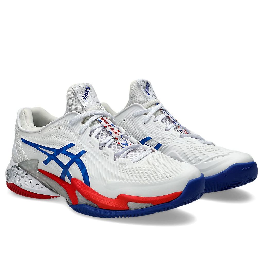ASICS Court FF 3 Novak Clay 'Paris White Asics Blue' 1041A499-100
