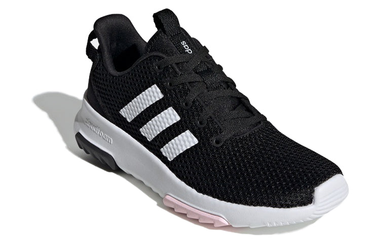 (WMNS) adidas neo Cloudfoam Racer Tr 'Black White Pink' EE8131