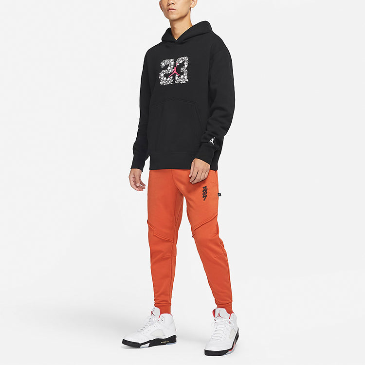 Men's Air Jordan Sport Fleece Knit Pullover Hooded Sports Black DJ0220-010