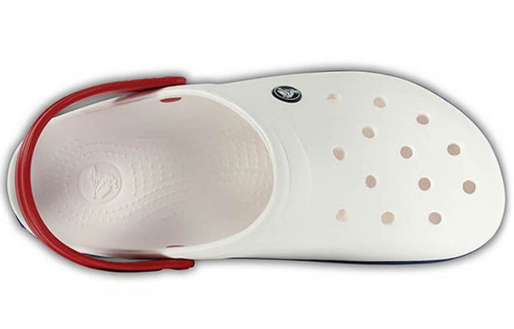 Crocs Beach Unisex White Blue Sandals 'White Blue' 11016-11I