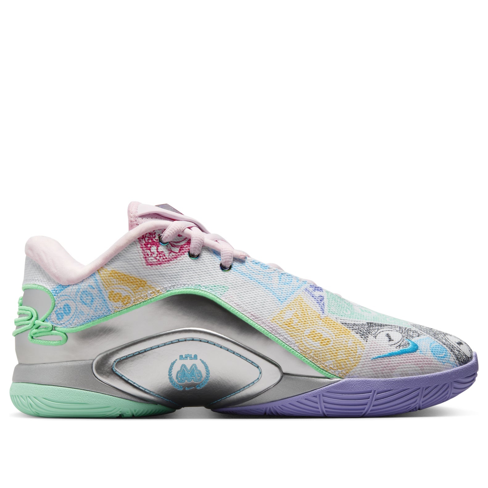 Nike x Monopoly LeBron 22 EP 'Baltic Blue Vapor Green Pink Foam' FZ1098-100