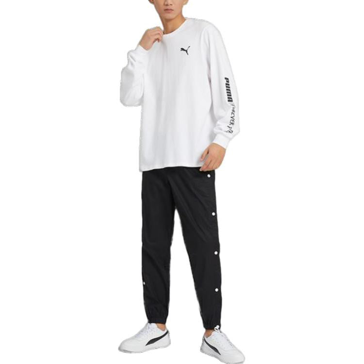 PUMA Paisley Woven Pants 'Black' 53952501