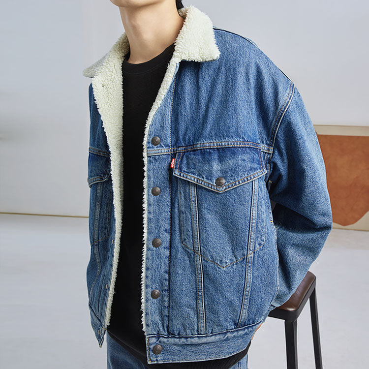 Levis Single-breasted Denim Jacket Blue 28814-0001