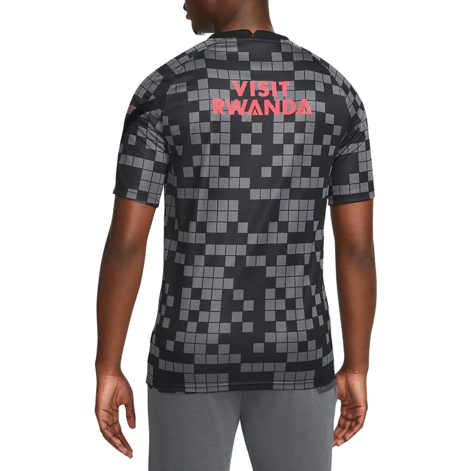Nike x Paris Saint-Germain Dri-FIT Pre-Match Soccer Top 'Grey Black' DB7626-015