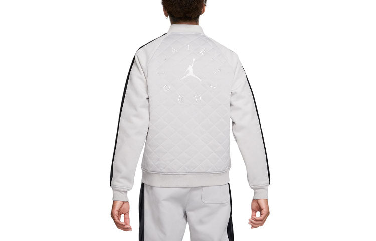 Air Jordan Athleisure Casual Sports Stand Collar Jacket Gray BQ5772-059