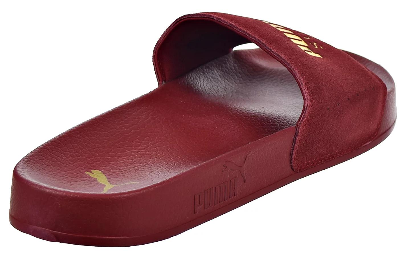 PUMA Leadcat 2.0 Suede Slides 'Red Gold' 398678-04