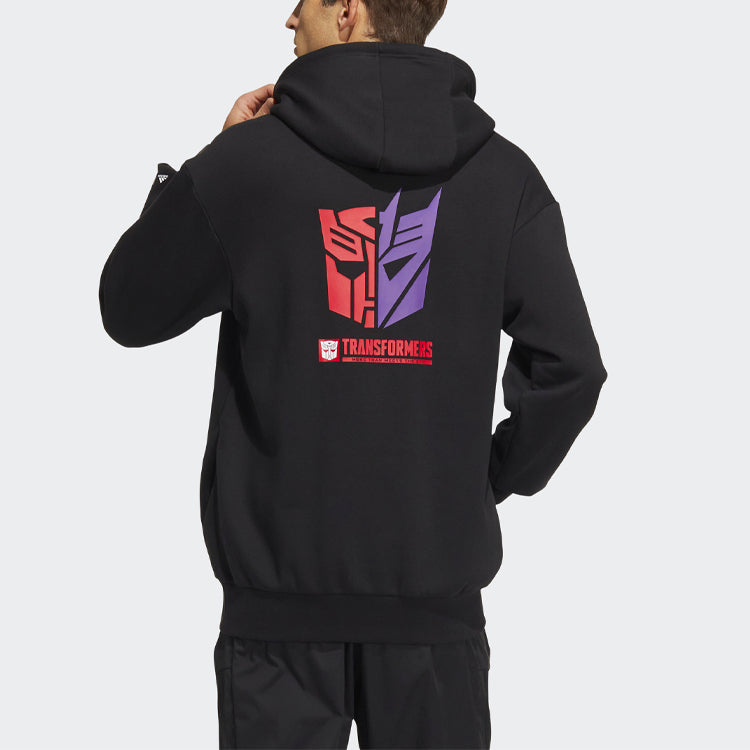 Men's adidas x Transformers Crossover Logo Printing Black HM7446