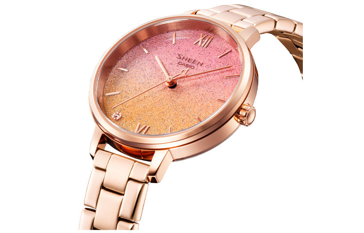 (WMNS) CASIO Analog 'Gradient Rose Gold'  SHE-4548PG-4A