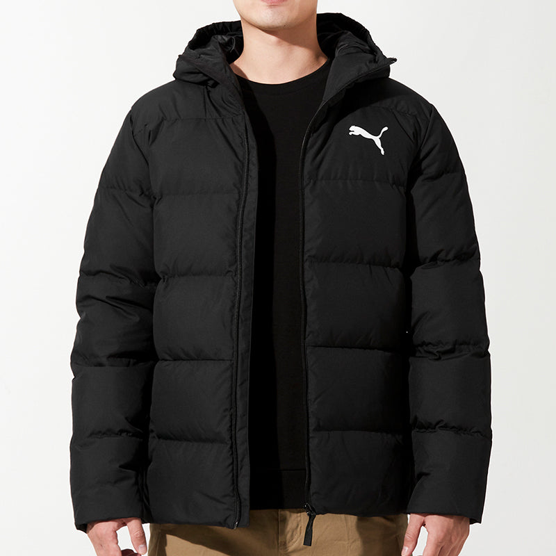 PUMA Logo Down Jacket 'Black' 534936-01