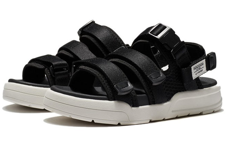 (WMNS) Li-Ning Coca Sandals 'Black Beige' AGUS004-3