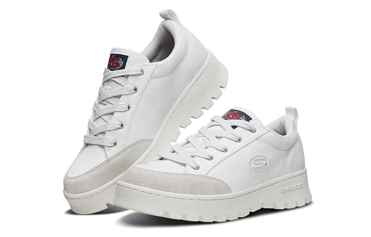 (WMNS) Skechers Street Cleats 2 'White' 74346-WHT