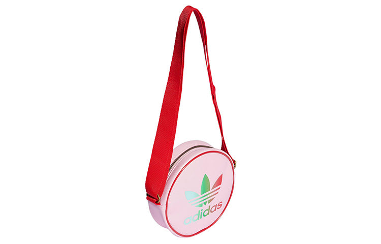 (WMNS) adidas Adicolor 70s Mini Airliner Round Bag 'Pink Red' IK4682