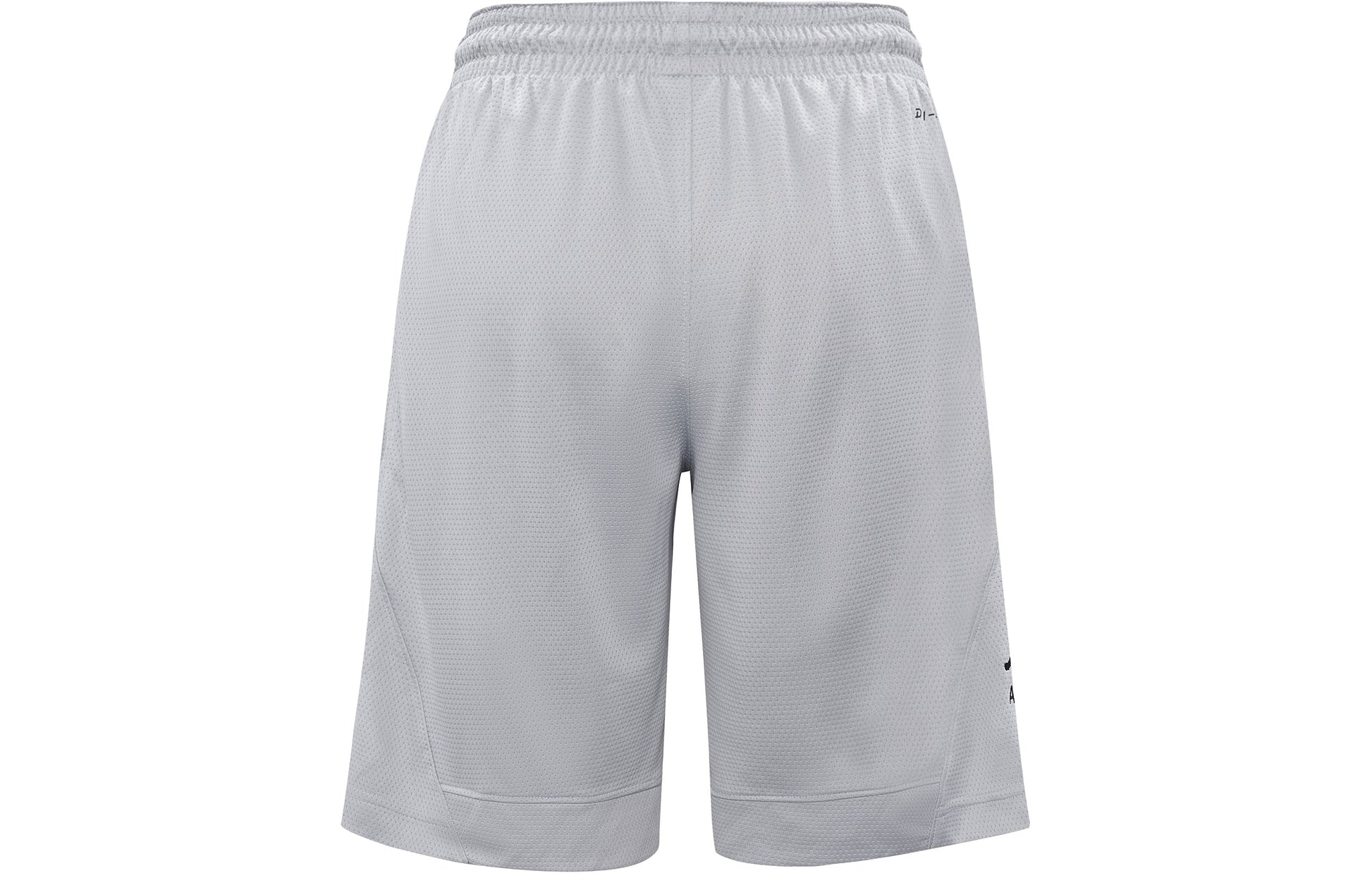 Air Jordan Rise Striped Triangle Logo Printing Quick-dry Knit Basketball Short Pant Male Grey BV5265-012