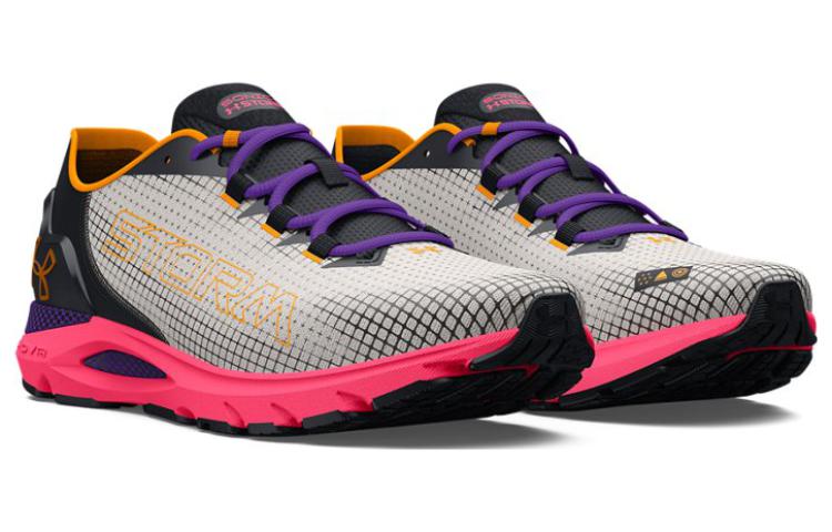 (WMNS) Under Armour Hovr Sonic 6 Storm 'Grey Pink' 3026553-300
