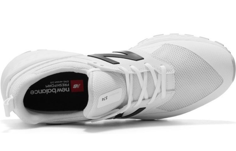 New Balance 574 Series White Black D Wide Unisex MS574KTC