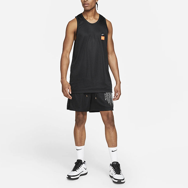Nike Dri-FIT Kd Durant Basketball Sports Printing Breathable Vest Black CV2407-010