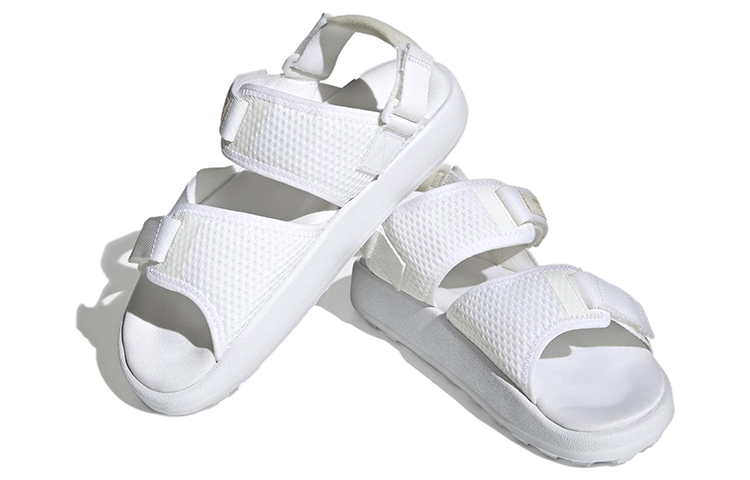 (WMNS) adidas Adilette Adventure Sandals 'White Wonder Taupe' HQ4242