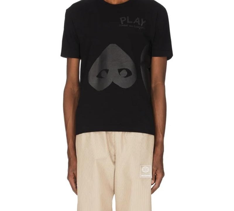 COMME des GARCONS PLAY Three Hearts T-Shirt 'Black' AZ-T196-051-1