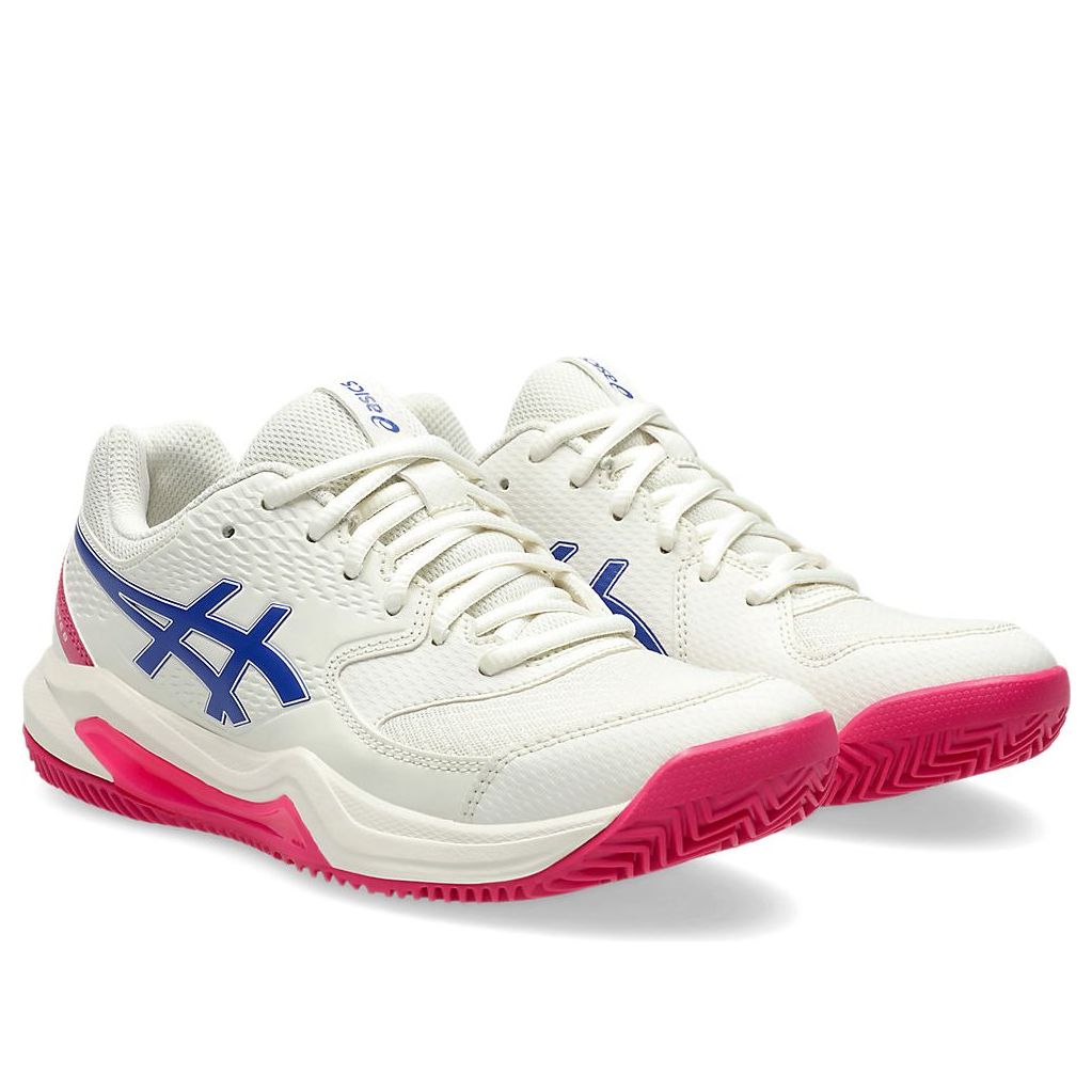 (WMNS) ASICS Gel-Dedicate 8 Clay 'Cream Dark Cobalt' 1042A255-105