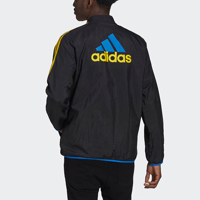 adidas 21-22 Season Manchester United Soccer/Football Sports Jacket Black GR3871
