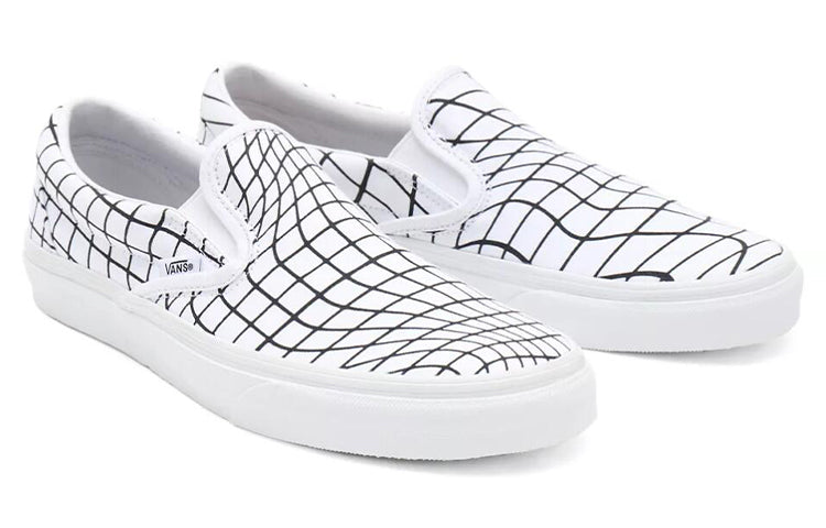 Vans U-Paint Classic Slip-On Shoes 'White Black' VN0A33TB9IA