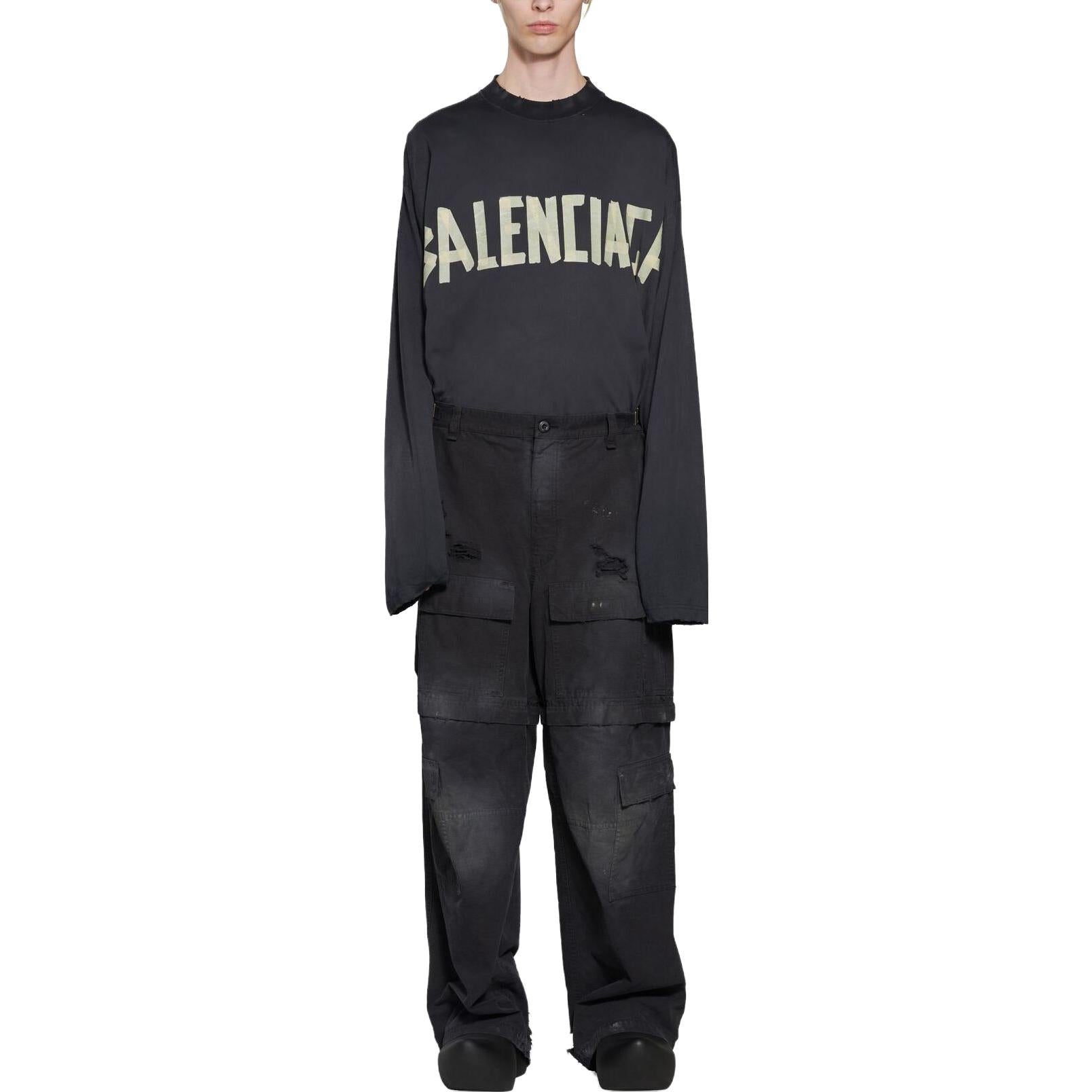 Balenciaga Large Cargo Pants 'Black' 746493TKP271000