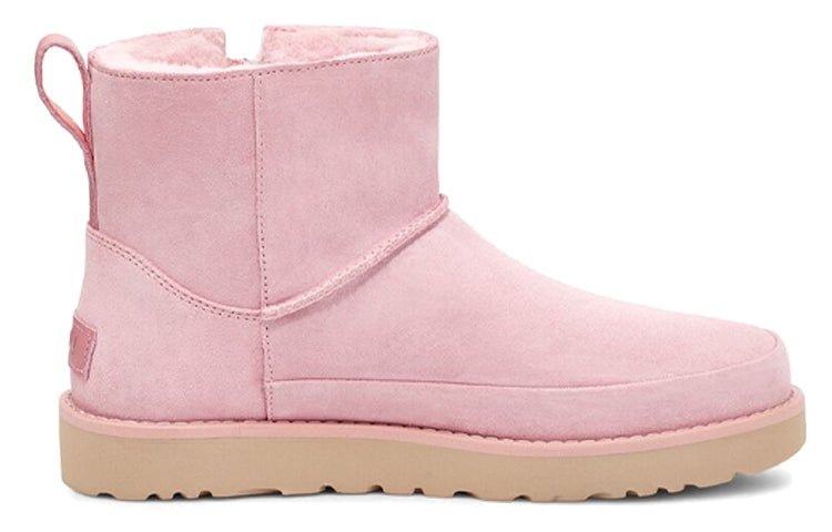 (WMNS) UGG Classic Zip Mini Suede 'Pink' 1113590-SHLL
