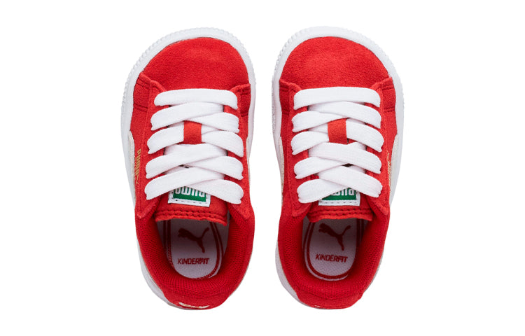 (TD) PUMA Suede Toddler Red/White 353636-03