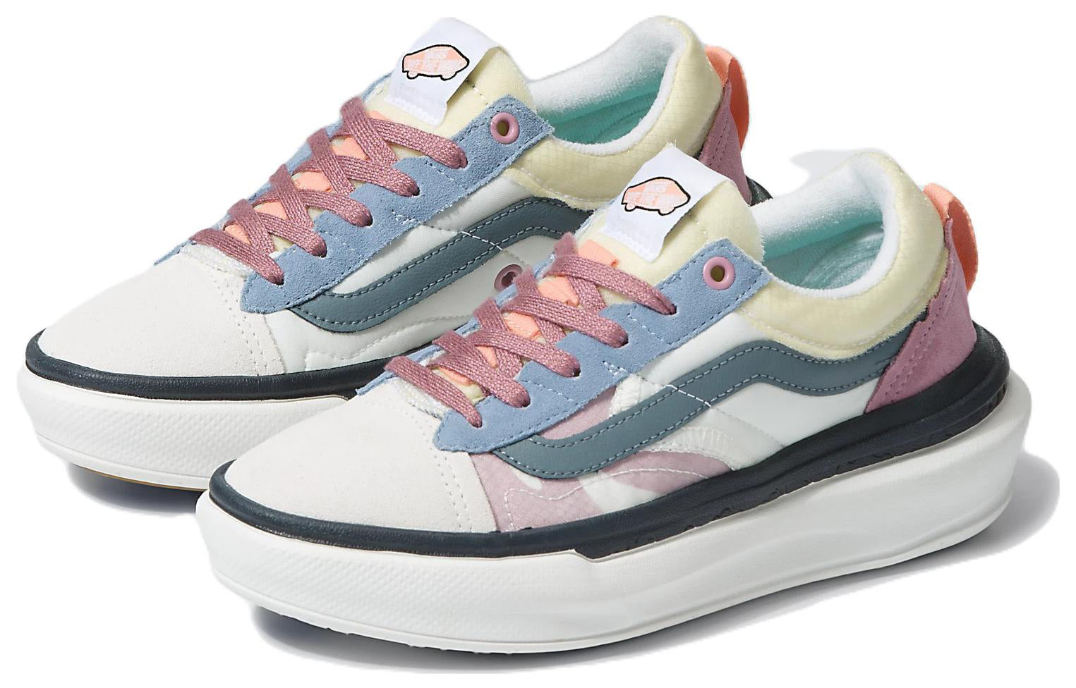 Vans Old Skool Overt Plus CC 'White Purple Black' VN0A4BVLYQ1