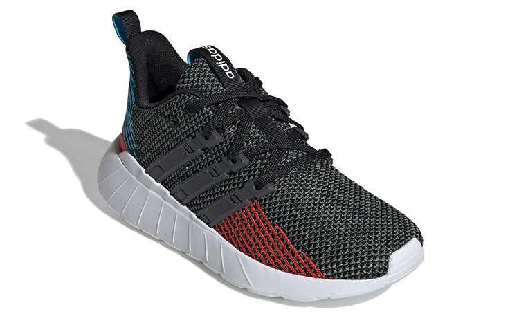 (GS) adidas neo Questar Flow K 'Black Blue Red' G26770