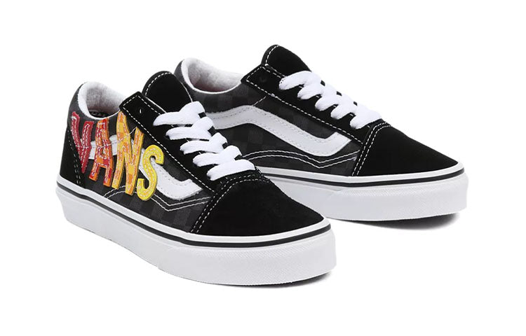 (PS) Vans Flame Logo Repeat Old Skool 'Black Red' VN0A7Q5FABX