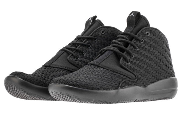 (GS) Air Jordan Eclipse Chukka Woven 'Black Grey' 881461-003