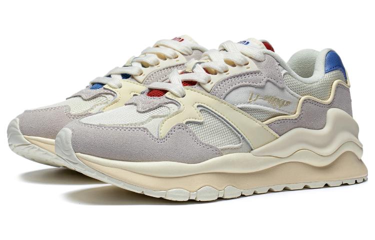 (WMNS) Li-Ning 001 Shanhai 'Cream White Grey' AZGT008-2