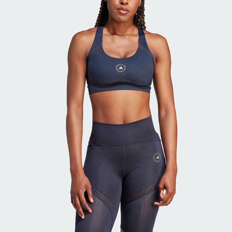 (WMNS) adidas X Stella McCartney TruePurpose Power Impact Training Bra 'Navy Blue' IB5523
