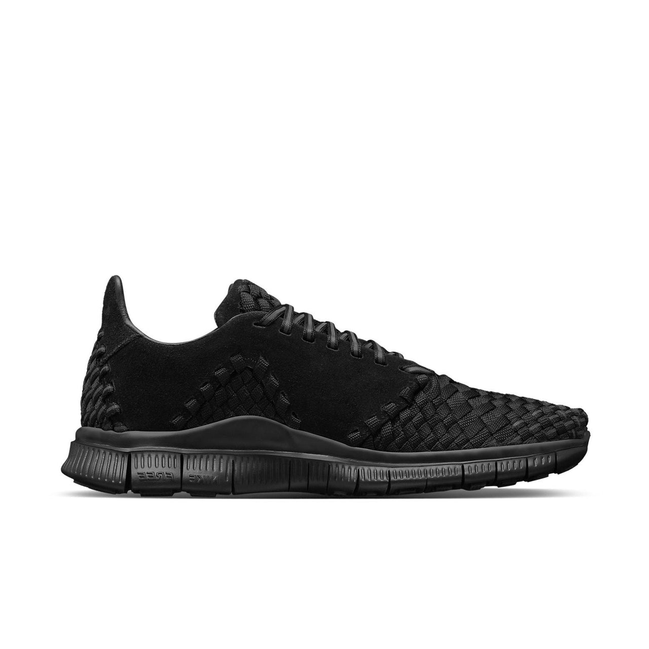 Nike Free Inneva Woven 2 'Triple Black Suede' 813040-001