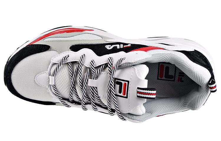 FILA Ray Tracer Low Top Clunky Shoes Black/White 1RM00586_102
