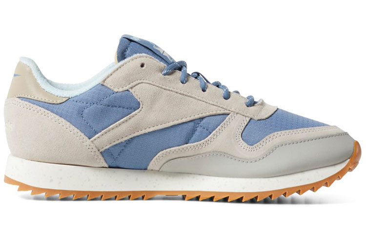 (WMNS) Reebok Classic Leather Ripple Gray/Blue DV7142