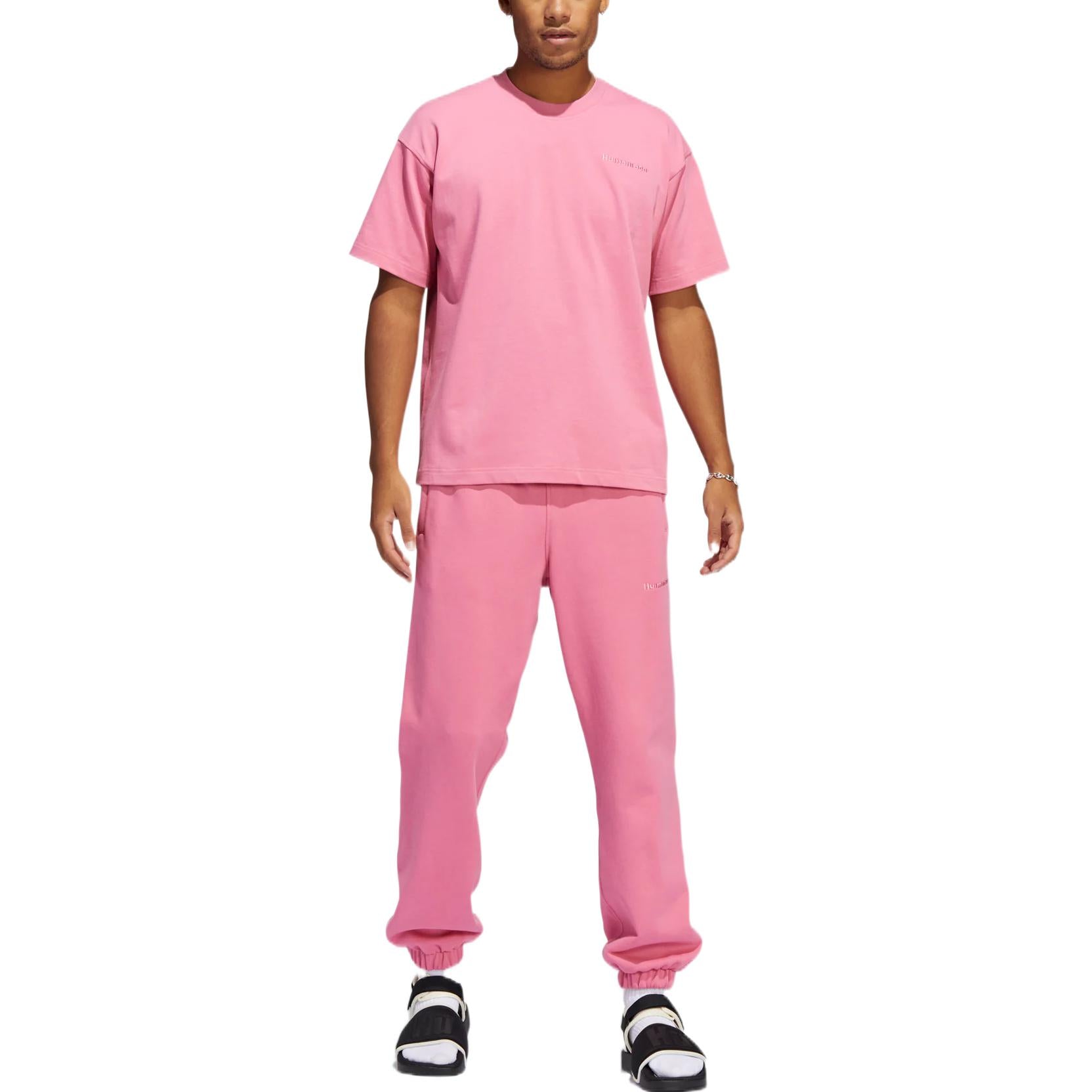 adidas x Pharrell Humanrace Small Logo Sweatpants 'Pink' HF9915