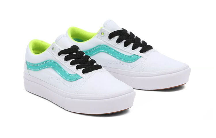 (PS) Vans Comfycush Old Skool 'White Green' VN0A4U1QABU