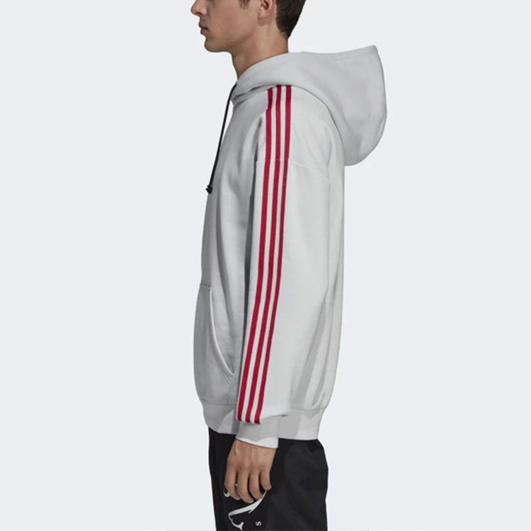 Men's adidas originals 3 STripe Hoody Gray EC3673