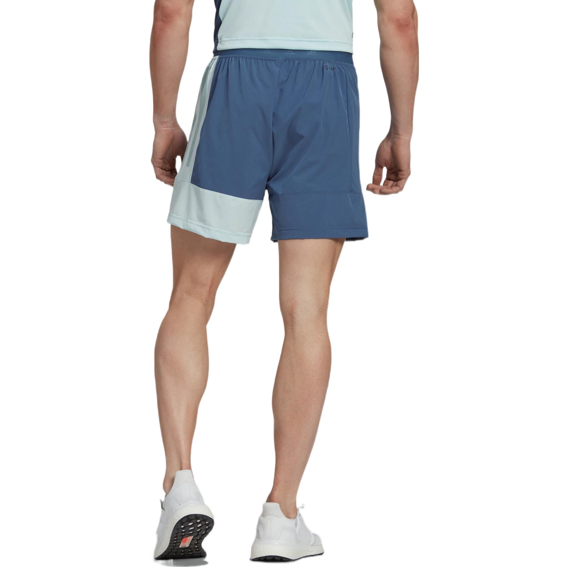 adidas Colorblock Stripe Sports Shorts Blue HZ9696